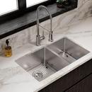 Elkay Polished Satin 31-1/2 x 18-1/2 in. No Hole Stainless Steel Double Bowl Undermount Kitchen Sink 