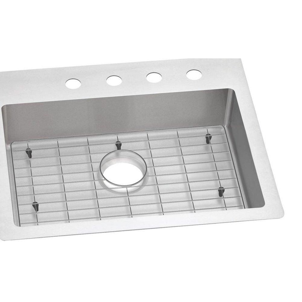 Elkay Polished Satin 25 x 22 in. Stainless Steel Single Bowl Dual Mount Kitchen Sink in Polished Satin 