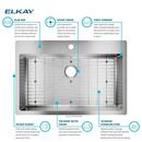 Elkay Polished Satin 33 x 22 in. Stainless Steel Single Bowl Dual Mount Kitchen Sink in Polished Satin 