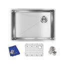 Elkay Polished Satin 25-1/2 x 18-1/2 in. No Hole Stainless Steel Single Bowl Undermount Kitchen Sink 