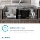 Elkay Polished Satin 31-1/2 x 18-1/2 in. No Hole Stainless Steel Double Bowl Undermount Kitchen Sink 