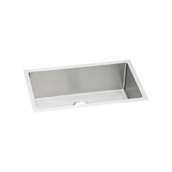 30-1/2 in. Undermount Stainless Steel Single Bowl Kitchen Sink in Polished Satin