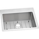 25 x 22 in. No Hole Stainless Steel Single Bowl Dual Mount Kitchen Sink in Polished Satin