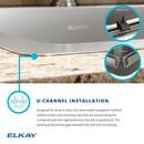 Elkay Polished Satin 25 x 22 in. Stainless Steel Single Bowl Dual Mount Kitchen Sink in Polished Satin 