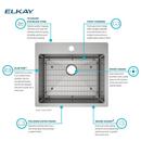 Elkay Polished Satin 25 x 22 in. Stainless Steel Single Bowl Dual Mount Kitchen Sink in Polished Satin 