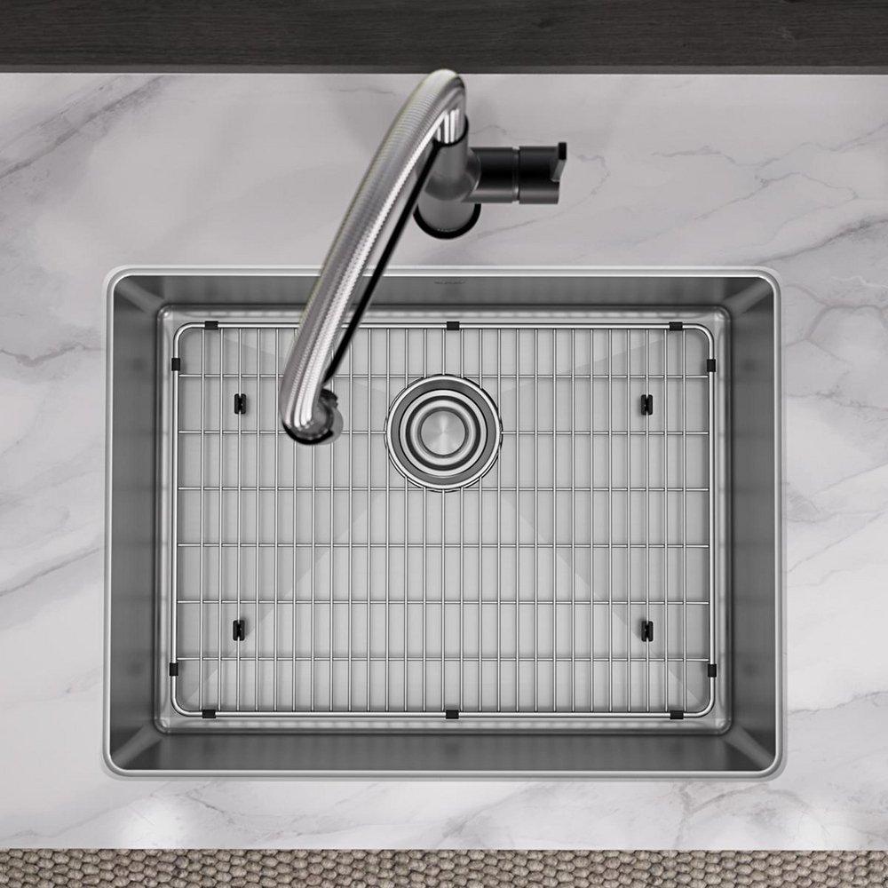 Elkay Polished Satin 25 x 22 in. Stainless Steel Single Bowl Dual Mount Kitchen Sink in Polished Satin 