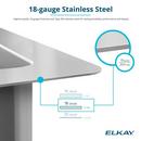 Elkay Polished Satin 25 x 22 in. Stainless Steel Single Bowl Dual Mount Kitchen Sink in Polished Satin 