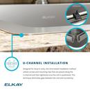 Elkay Polished Satin 25 x 22 in. Stainless Steel Single Bowl Dual Mount Kitchen Sink in Polished Satin 