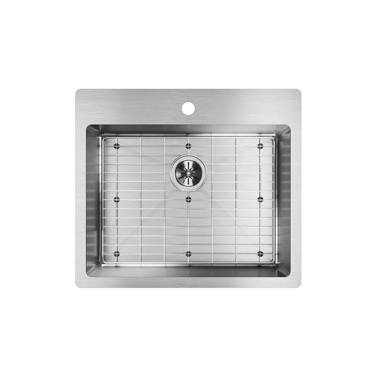 Elkay Polished Satin 25 x 22 in. Stainless Steel Single Bowl Dual Mount Kitchen Sink in Polished Satin 