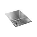 13-1/2 x 18-1/2 in. Undermount Stainless Steel Bar Sink in Polished Satin