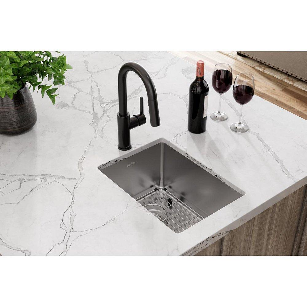 Elkay Polished Satin 13-1/2 x 18-1/2 in. Undermount Stainless Steel Bar Sink 