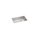 31-1/2 in. Undermount Stainless Steel Single Bowl Kitchen Sink in Polished Satin