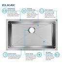 Elkay Polished Satin 30-1/2 x 18-1/2 in. Stainless Steel Single Bowl Undermount Kitchen Sink in Polished Satin 
