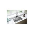 Elkay Polished Satin 30-1/2 x 18-1/2 in. No Hole Stainless Steel Single Bowl Undermount Kitchen Sink 