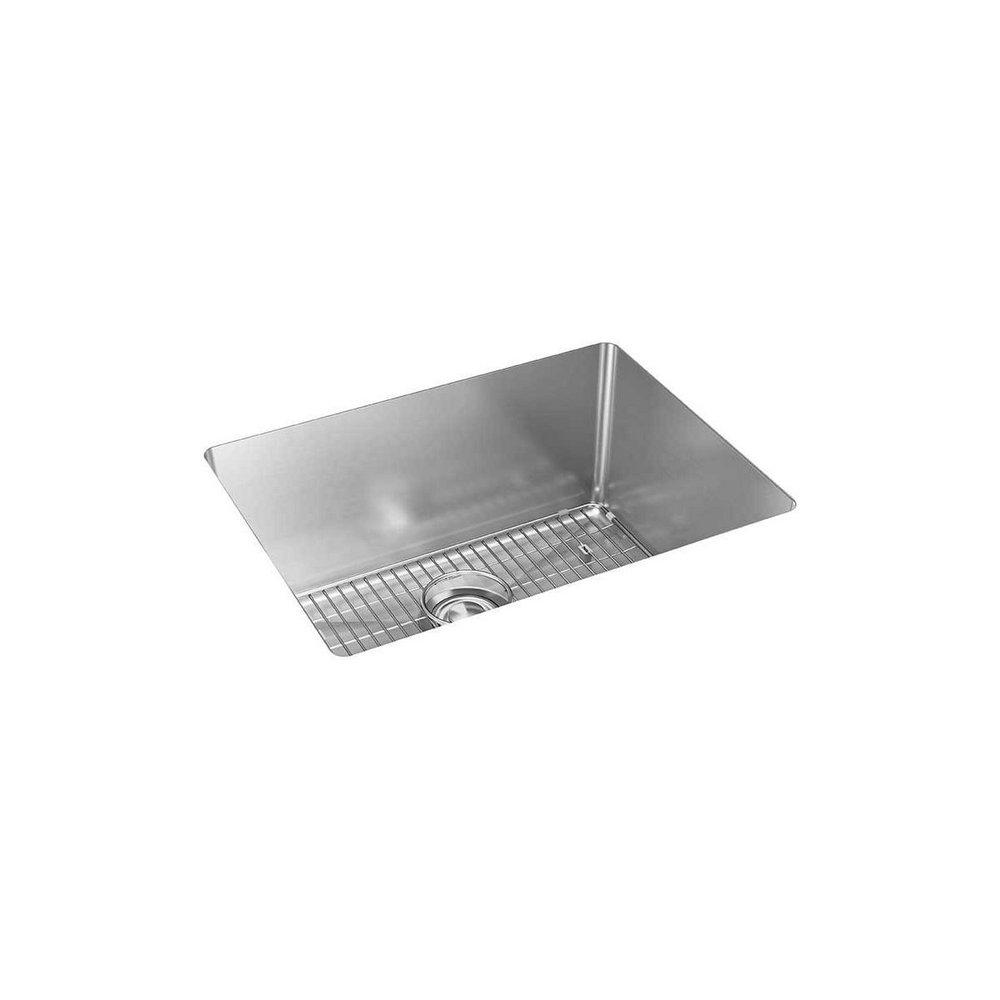 Elkay Polished Satin 23-1/2 x 18-1/4 in. No Hole Stainless Steel Single Bowl Undermount Kitchen Sink 