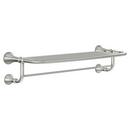 Moen Brushed Nickel 26-9/25 in. Stainless Steel and Zinc Bathroom Shelf 