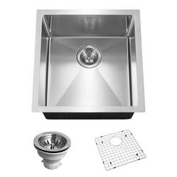 17 in. Undermount Stainless Steel Bar Sink