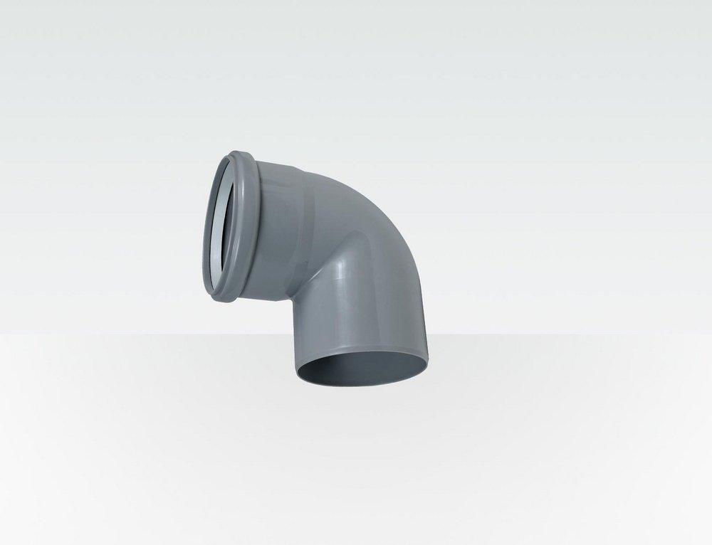 Centrotherm Eco Systems Grey 6 in. Gas Vent Elbow 