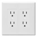 TayMac&reg; White Revive Decorator 2-Gang Wall Plate 