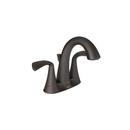 1.2 gpm 3 Hole Centerset Bathroom Sink Faucet with Double Lever Handle in Legacy Bronze