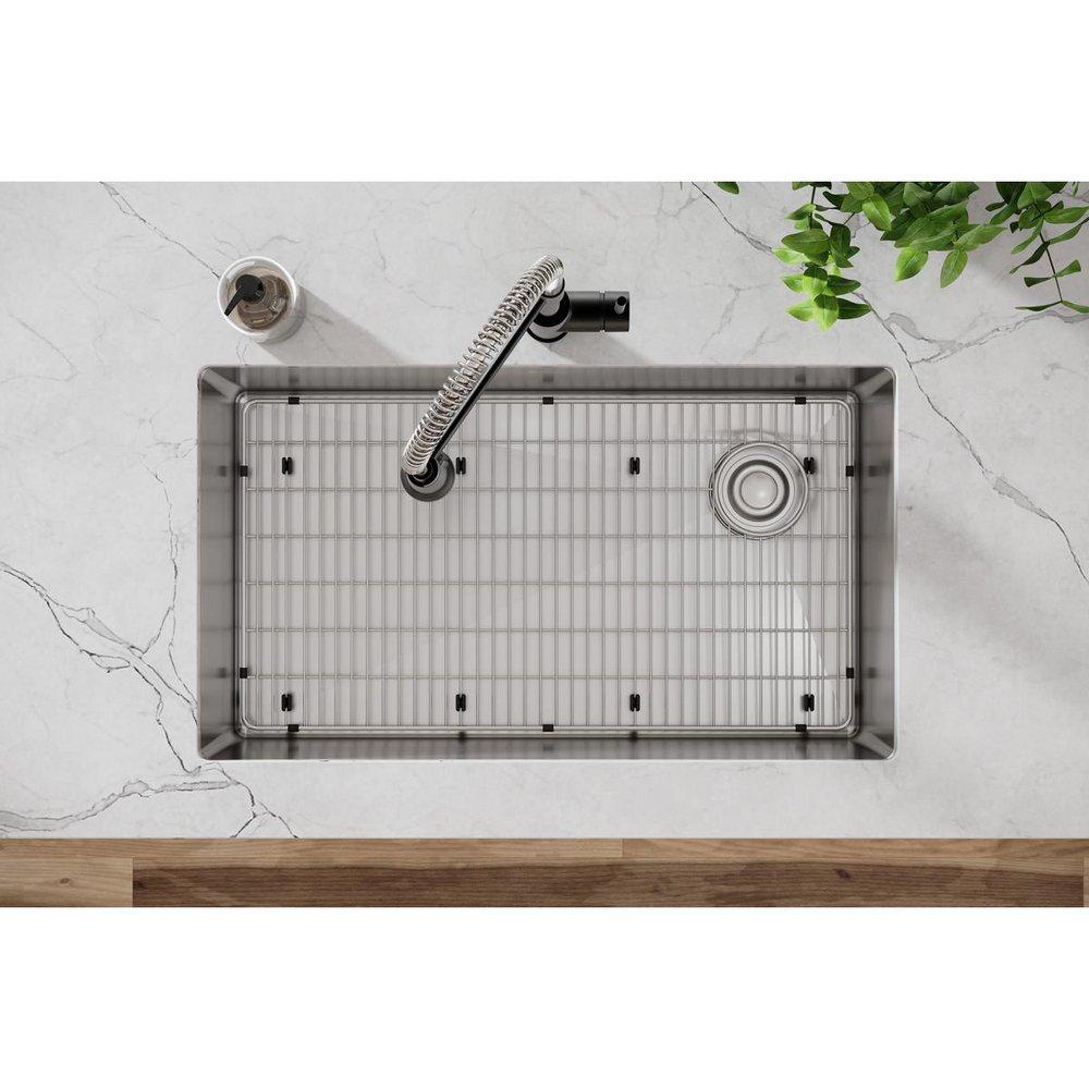 Elkay Polished Stainless Steel 28-1/2 x 15-1/2 in. Bottom Grid 