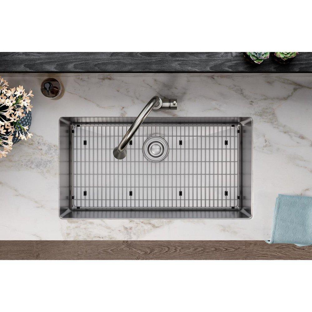 Elkay Polished Stainless Steel 28-7/8 x 14-3/8 in. Bottom Grid for EFRU311610T Undermount Sink 