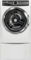 32 in. 4.3 cu. ft. Electric Front Load Washer in Island White