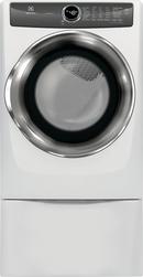 27 in. 8 cu. ft. Electric Dryer in Island White