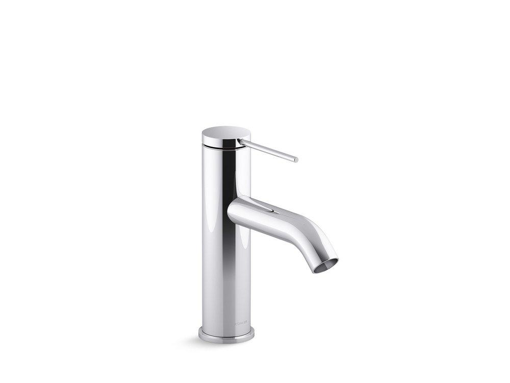 KOHLER Polished Chrome COMPONENTS&trade; Single Handle Bathroom Sink Faucet 