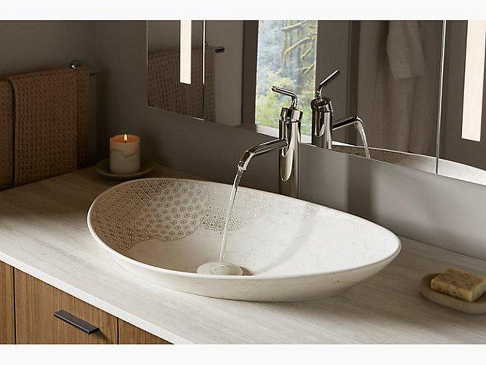 KOHLER Biancone Vessel Mount Bathroom Sink 