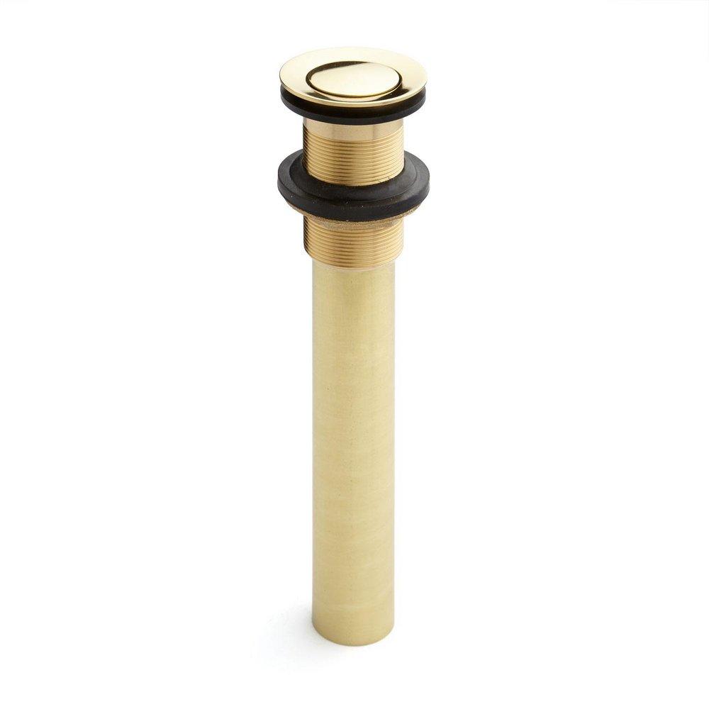Signature Hardware Polished Brass 2-1/4 in. Bathroom Sink Drain 