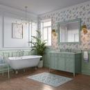 Signature Hardware White 60 x 30 in. Freestanding Bathtub Offset Drain 