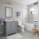 Signature Hardware Grey Rectangular Vanity Mirror in Grey 