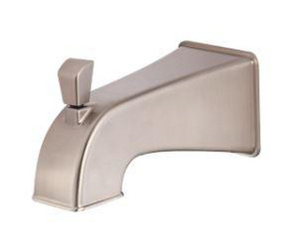 Pfister Brushed Nickel 5-13/16 in. Adapter Metal Tub Spout 