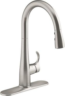 Single Handle Pull Down Touchless Kitchen Faucet in Vibrant® Stainless