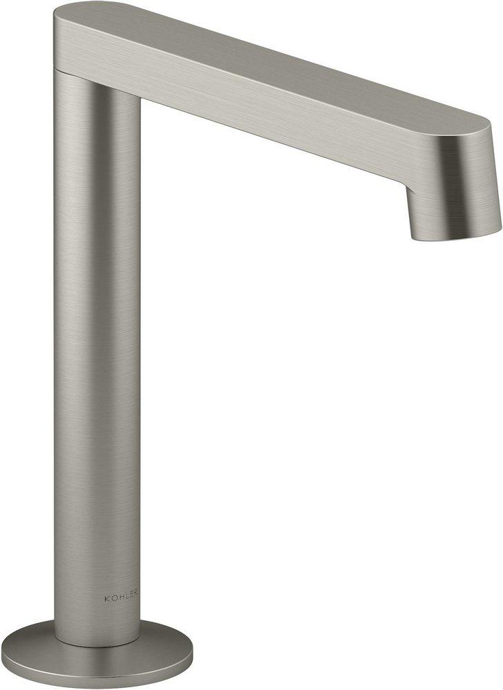 KOHLER Vibrant&trade; Brushed Nickel Two Handle Widespread Bathroom Sink Faucet 