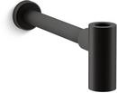 KOHLER Matte Black Brass P-Trap 