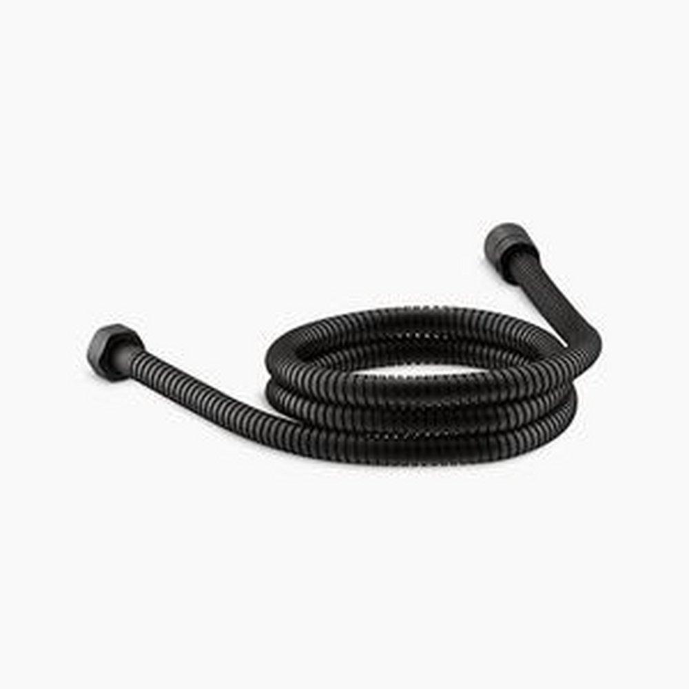 KOHLER Matte Black 60 in. Metal Hand Shower Hose 