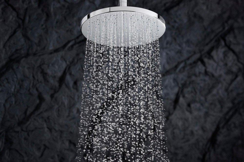 KOHLER Matte Black Single Function Showerhead 