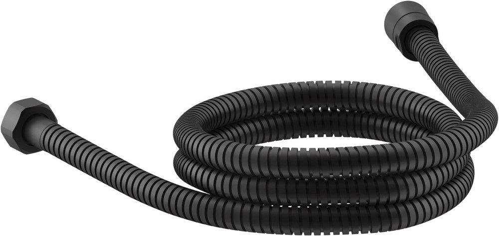 KOHLER Matte Black 72 in. Metal Hose 