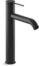 Single Handle Vessel Filler Bathroom Sink Faucet in Matte Black