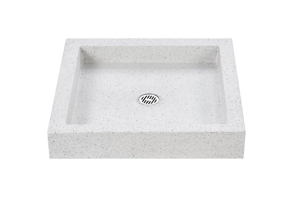 FIAT Products Black/White 36 x 36 in. Square Shower Base 