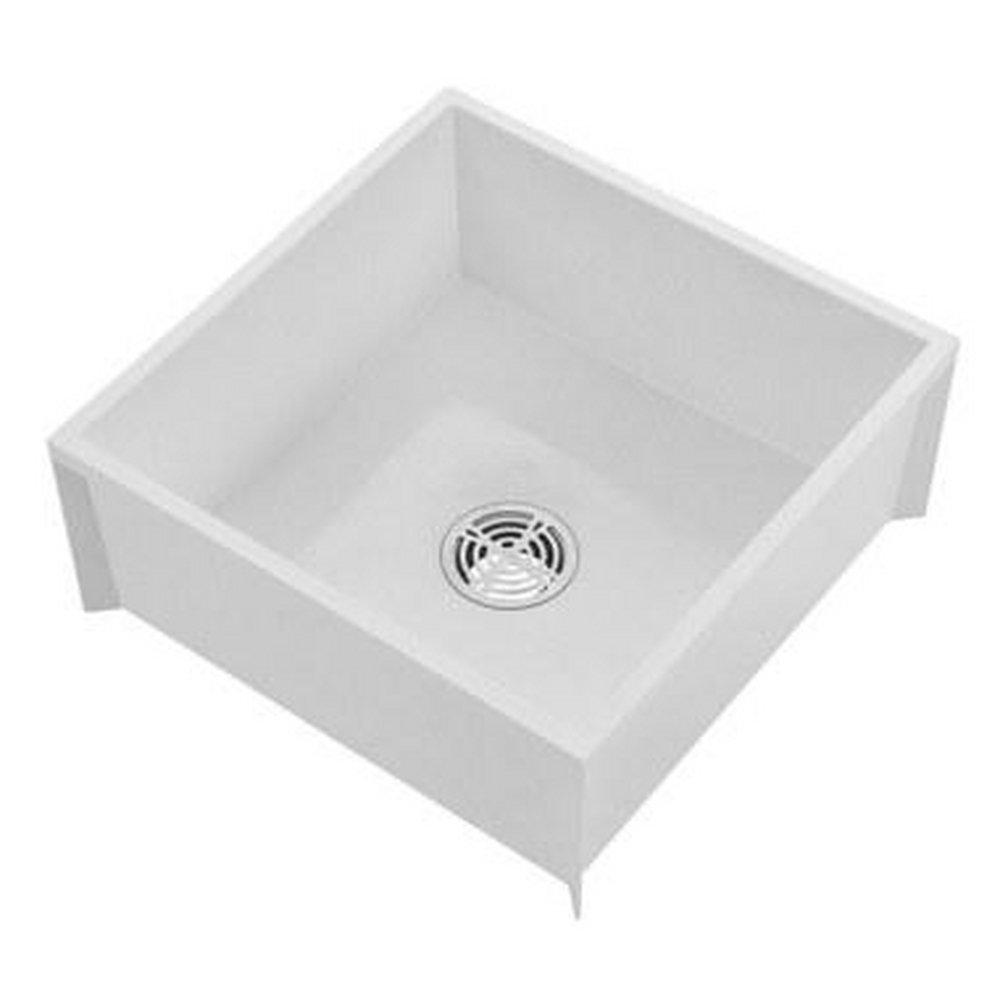 FIAT Products White 24 x 24 in. Mop Basin 