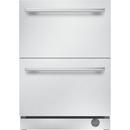 23-7/8 in. 4.7 cu. ft. Compact, Counter Depth, Double Drawer and Undercounter Refrigerator in Stainless Steel