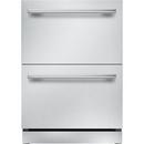 23-7/8 in. 5 cu. ft. Compact, Counter Depth, Double Drawer and Undercounter Refrigerator in Stainless Steel