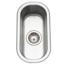 Houzer Lustrous Satin 9-15/16 x 17-15/16 in. Undermount Stainless Steel Bar Sink 