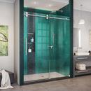76 x 60 in. Frameless Sliding Shower Door in Polished Stainless Steel