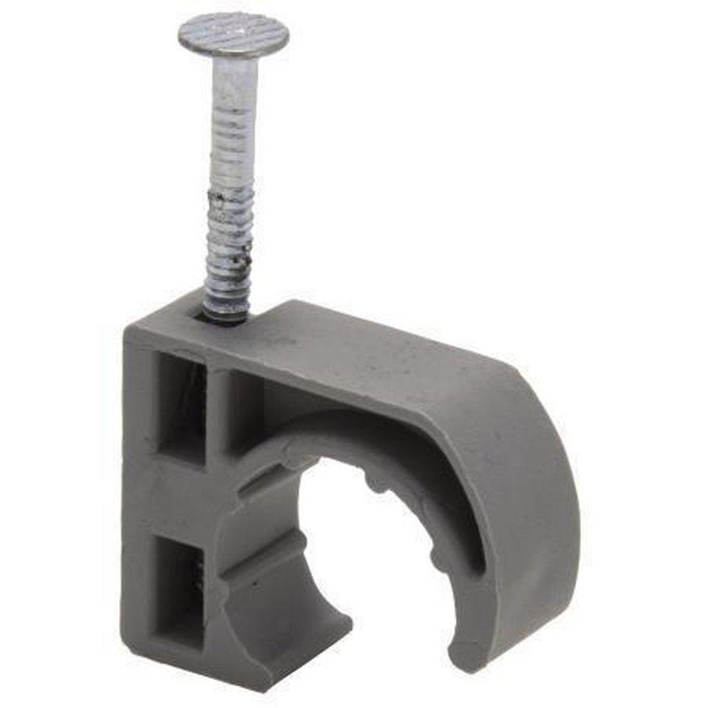 PROFLO&reg; Grey Barbed Polypropylene Half Nail Barb Clamp in Grey 