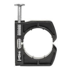 1/2 in. Barbed Plastic Full Pipe Clamp with Preloaded Nail