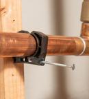 PROFLO&reg; Grey Barbed Polypropylene Full Nail Barb Clamp in Grey 